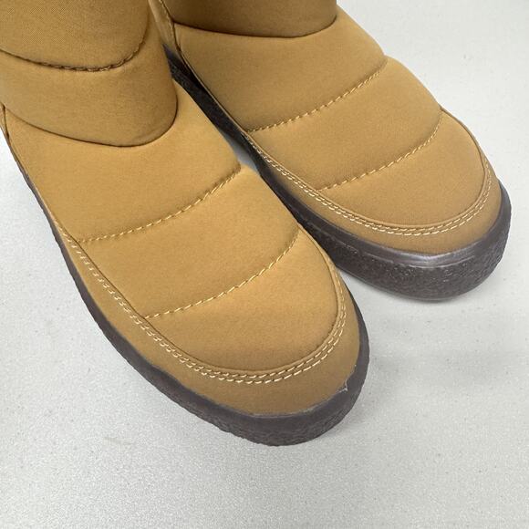 Madewell Toasty Puffer Boots Womens 8 Snow Tan Slip On Warm Winter Waterproof - Picture 4 of 10